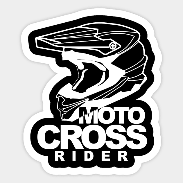 Motocross Rider Sticker by Justore